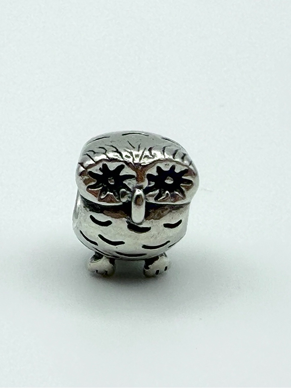 Pandora Sterling Silver Wise Old Owl Charm - 790278 (RETIRED 2015)